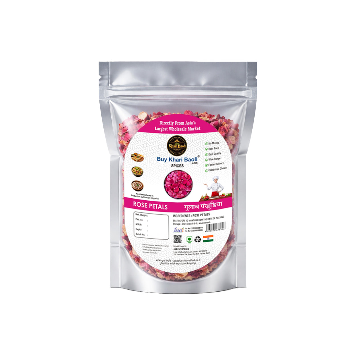 DRY ROSE PETALS