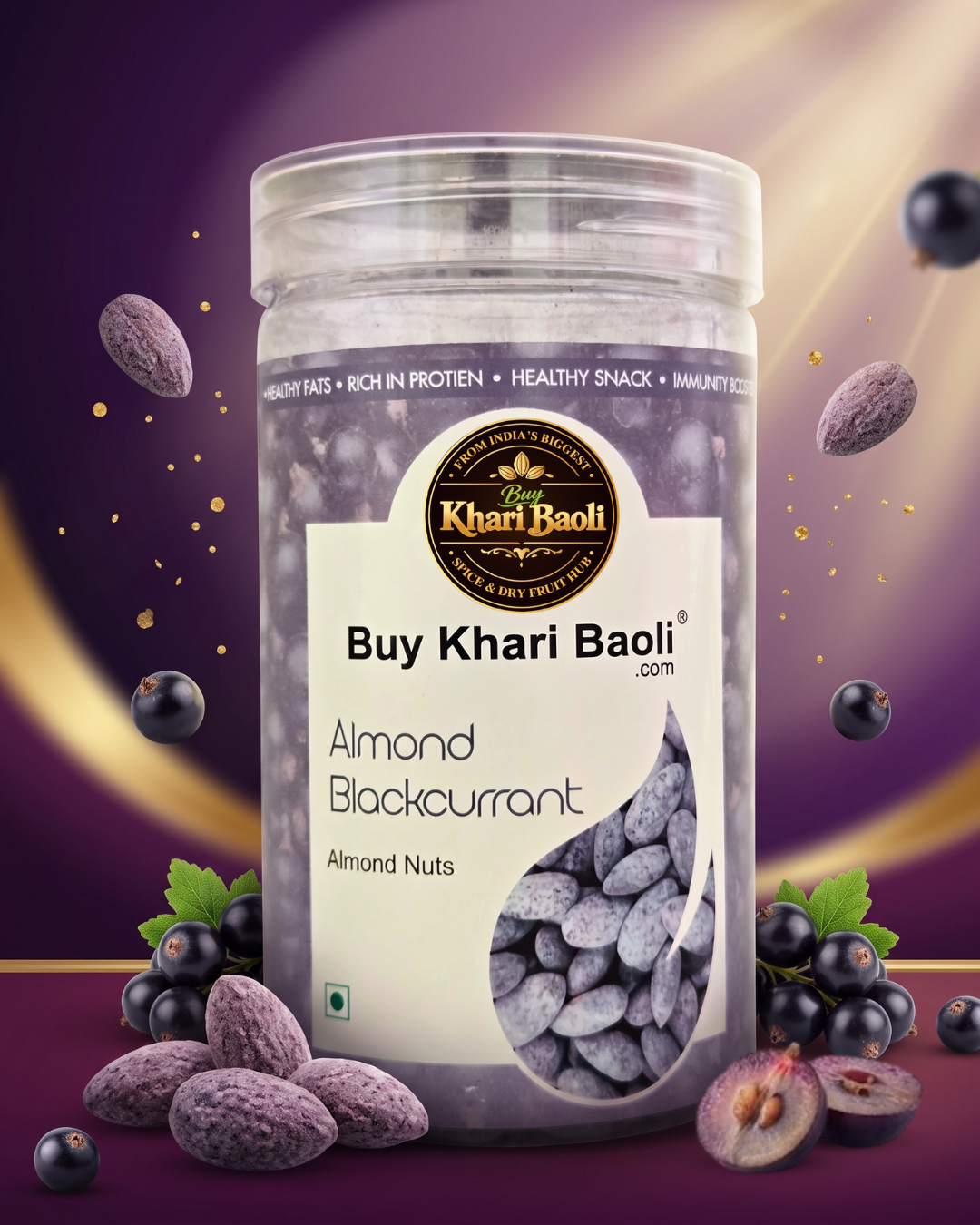 Royal Blackcurrant Almonds(Badam)