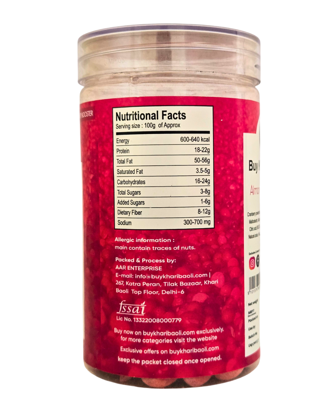 Cranberry Almonds(Badam)