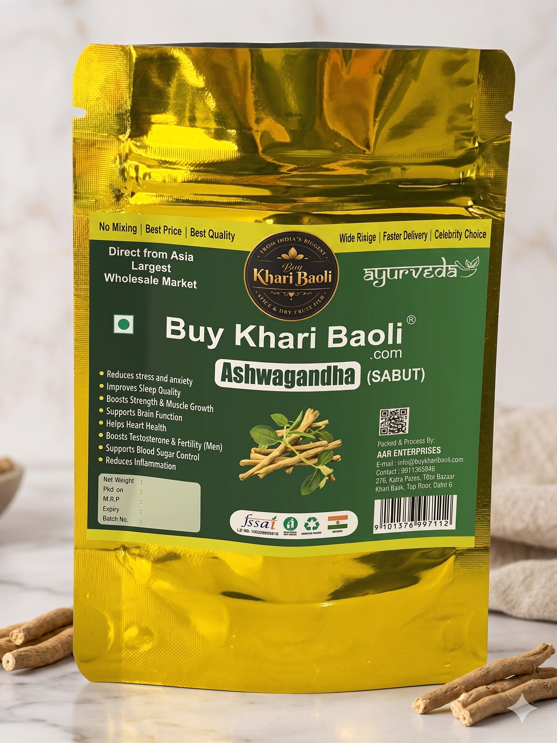Buy pure Ashwagandha by buy khari baoli