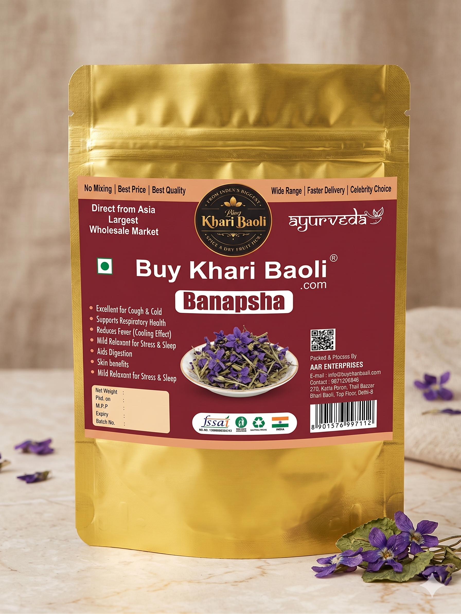 Order Pure Banapsha Herbs Online from Buy Khari Baoli