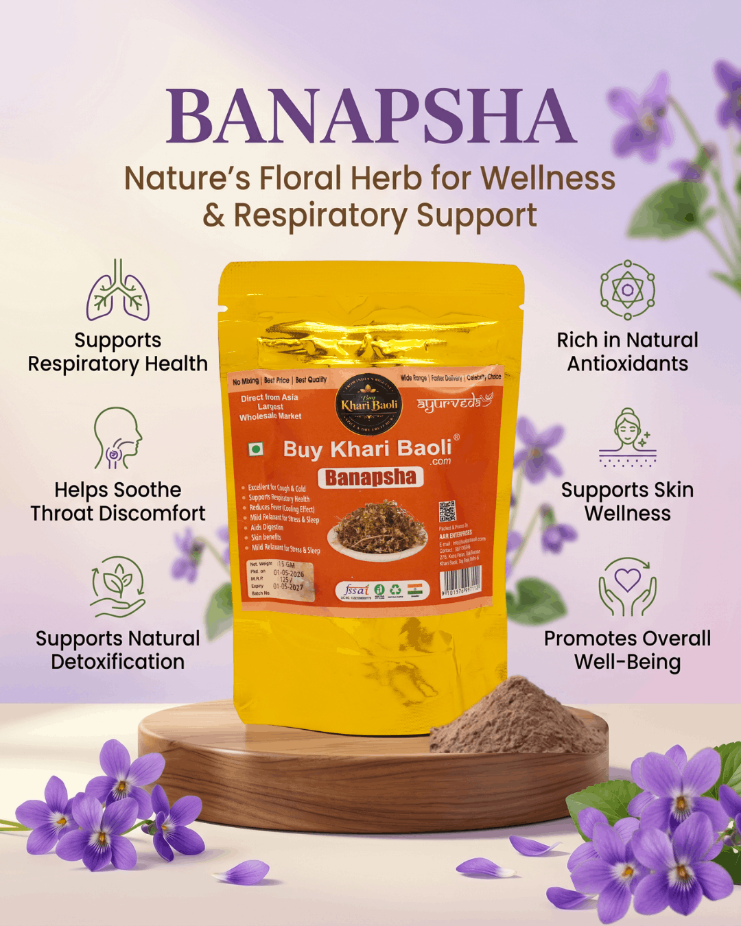 BANAPSHA (WILD VIOLET)