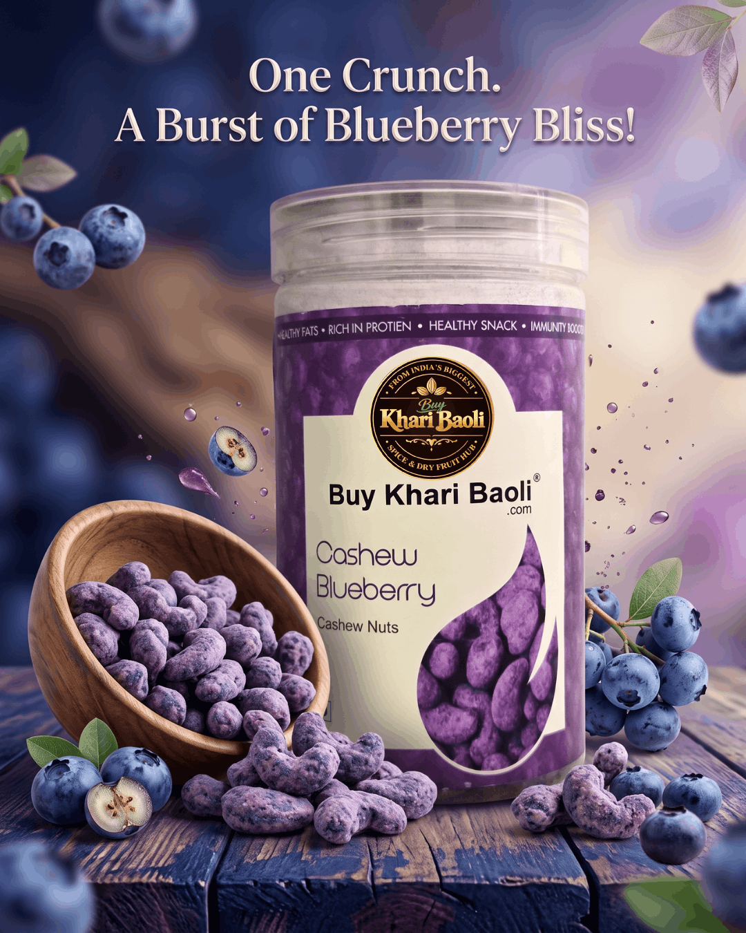Blueberry Cashews(Kaju)