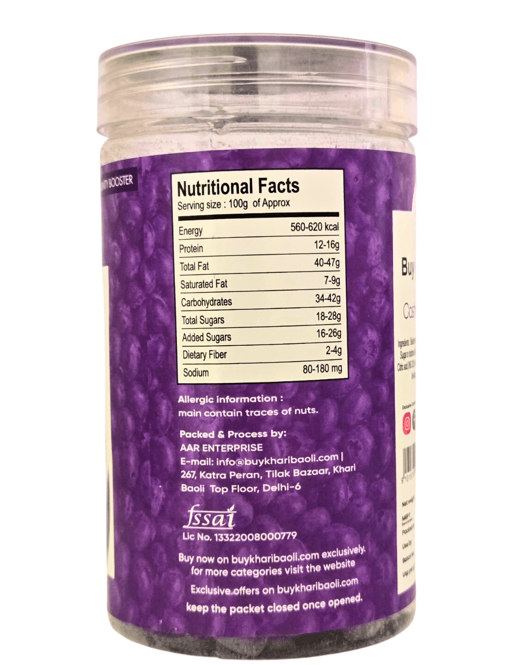 Blueberry Cashews(Kaju)