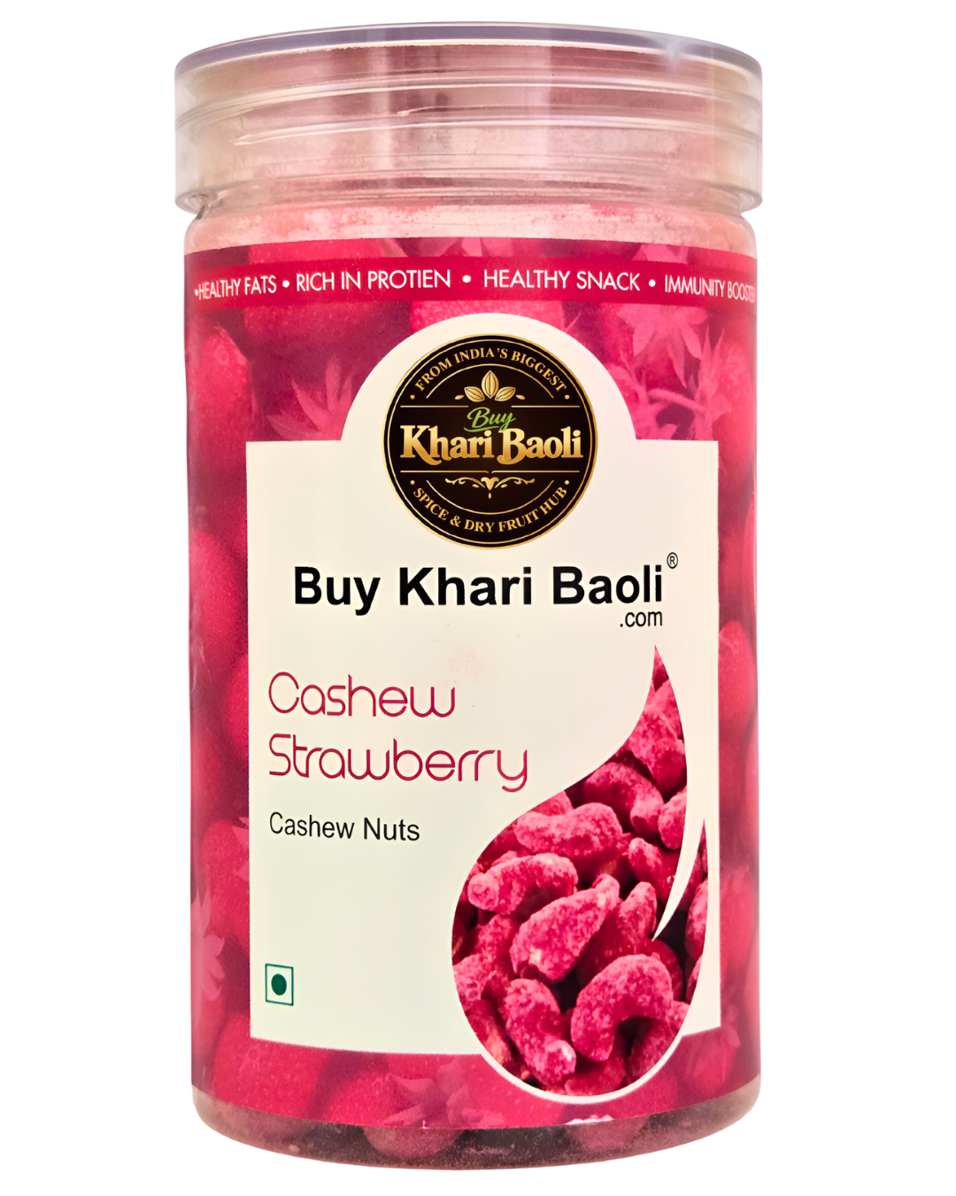 Strawberry Cashew Crunch(Kaju)