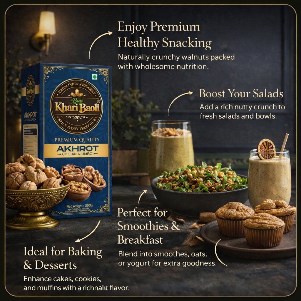 WALNUT CHILIAN KERNELS (JUMBO)