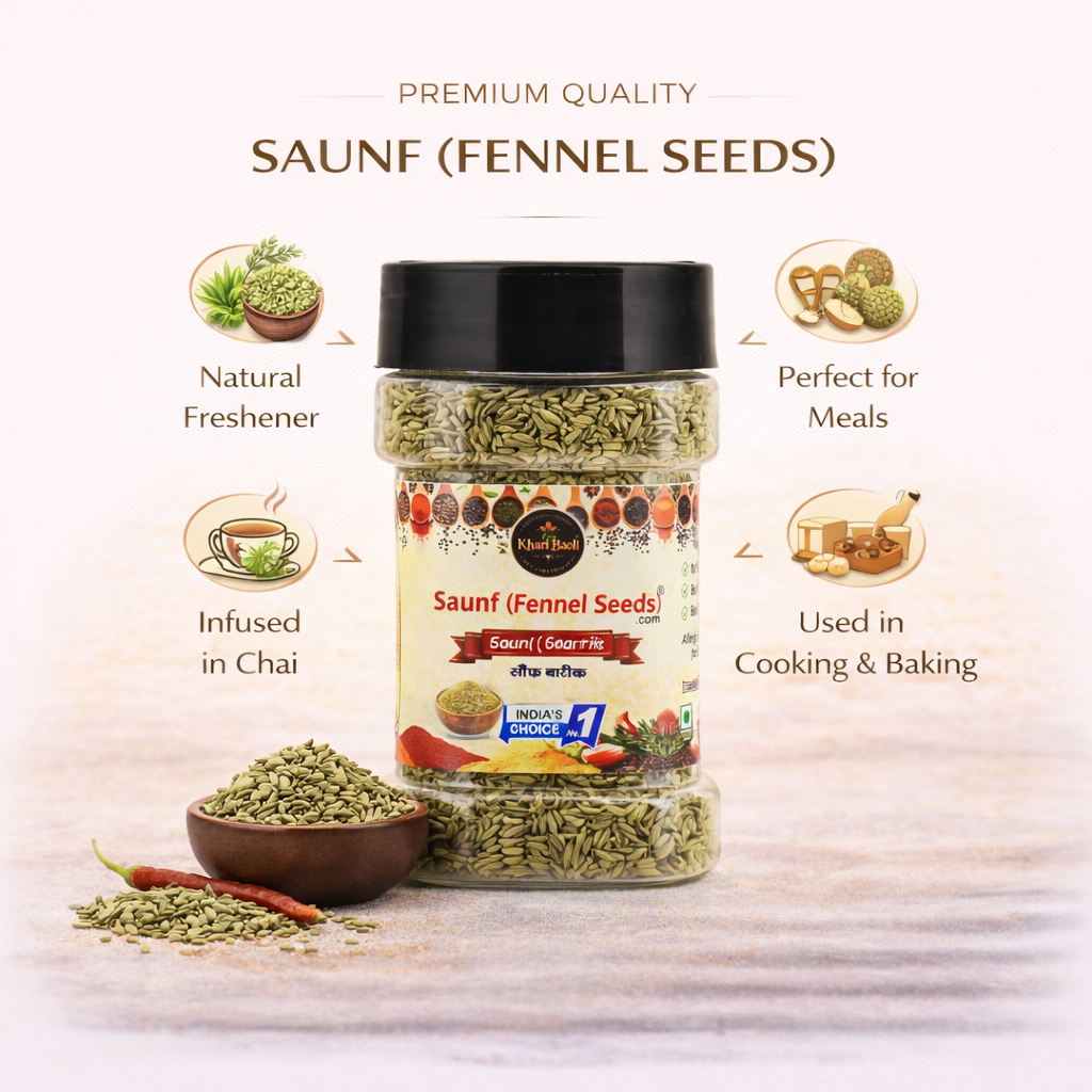 SAUNF BARIK(FENNEL SEEDS)