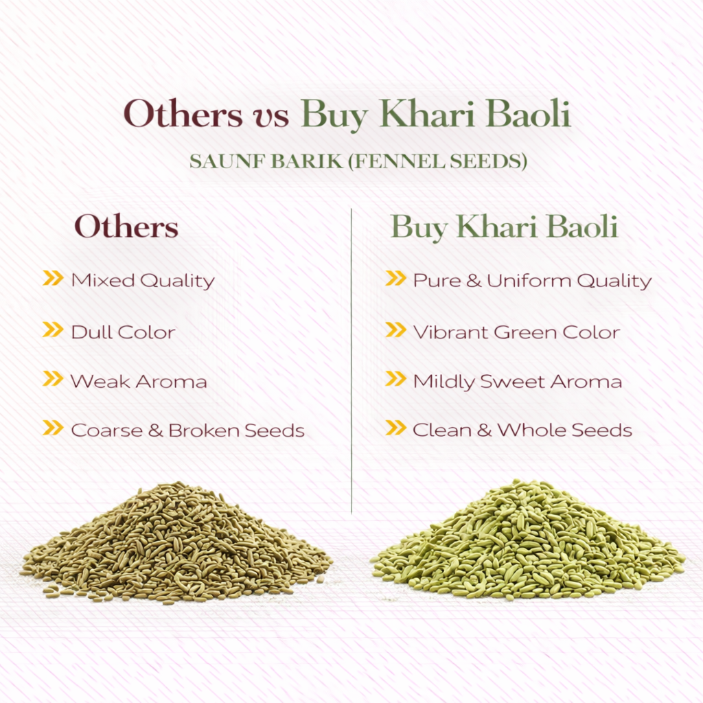 SAUNF BARIK(FENNEL SEEDS)