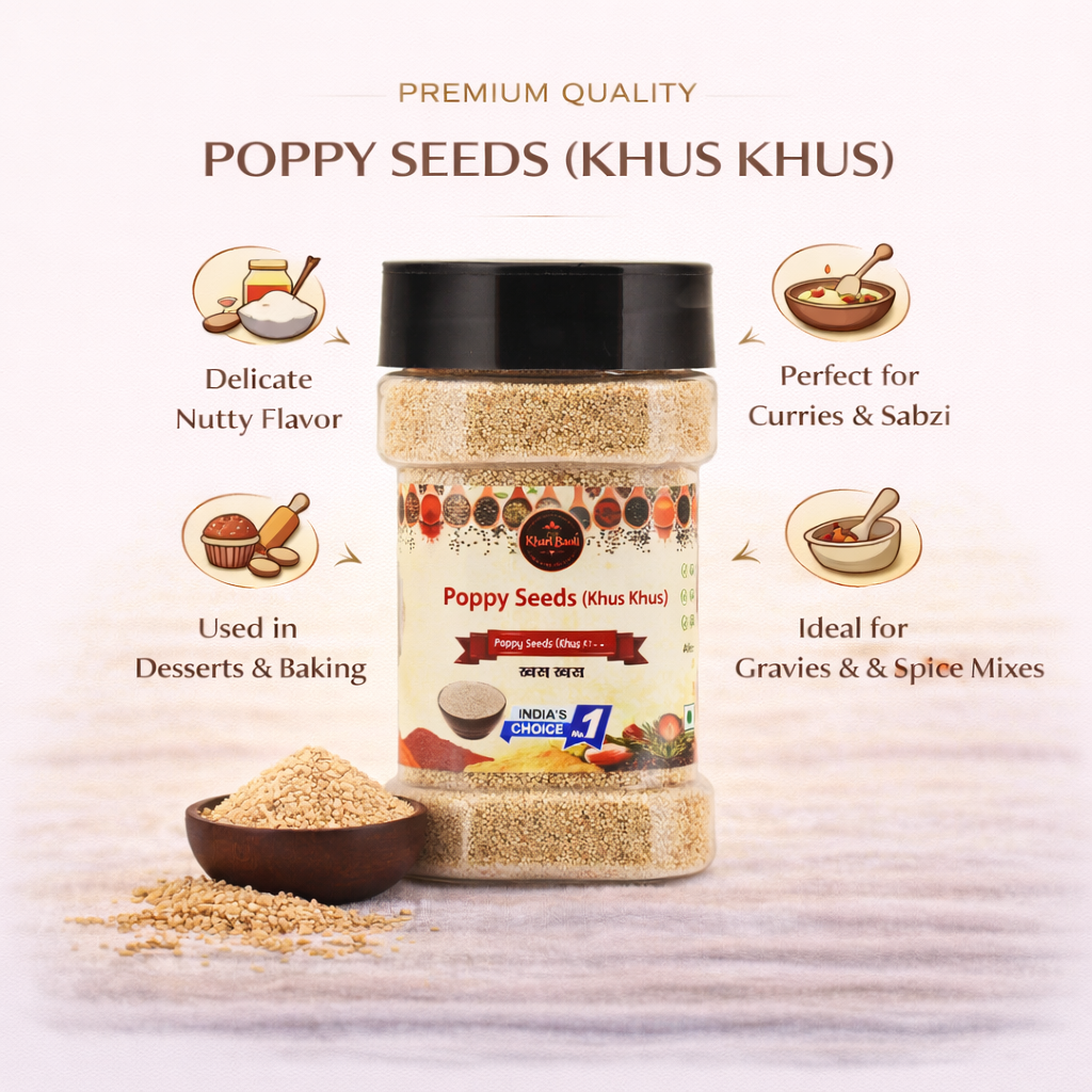 POPPY SEEDS(POSTA,KHUS KHUS)