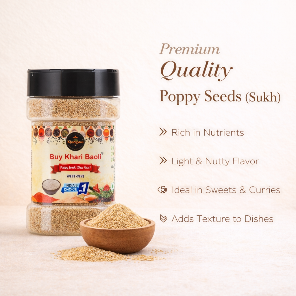 POPPY SEEDS(POSTA,KHUS KHUS)