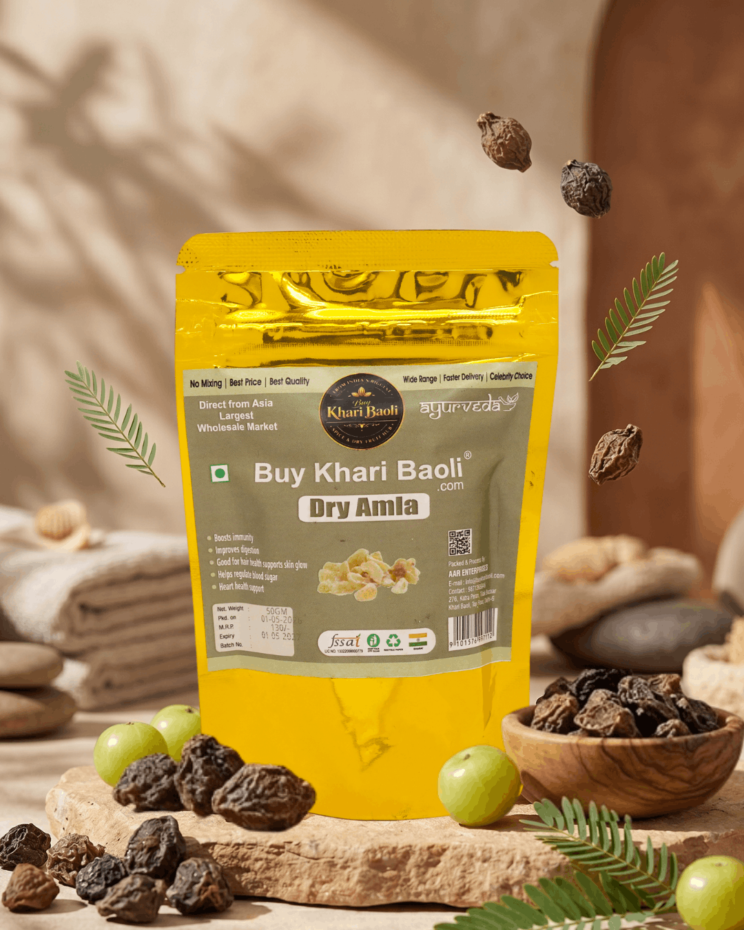 DRY AMLA (INDIAN GOOSEBERRY)