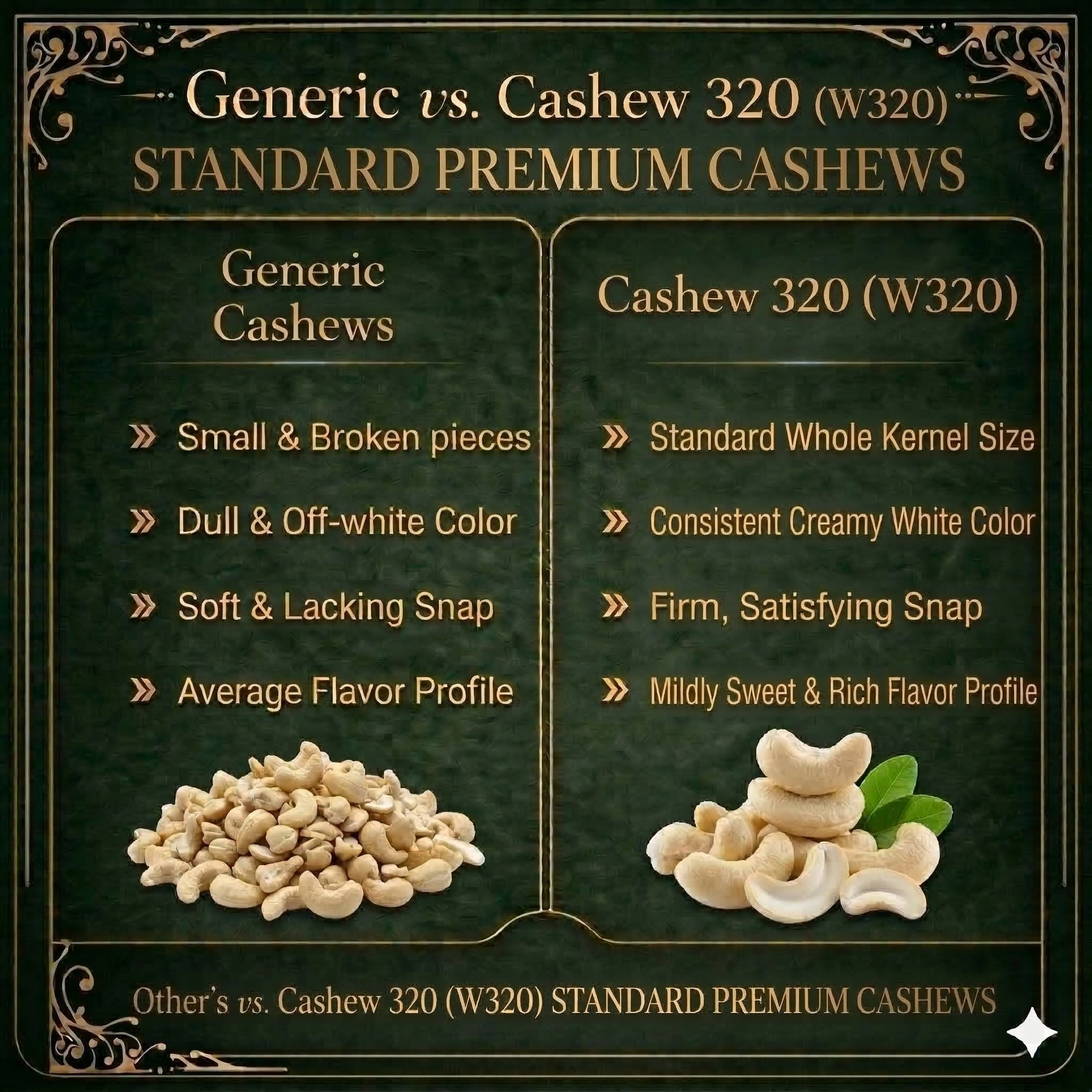 CASHEW W320