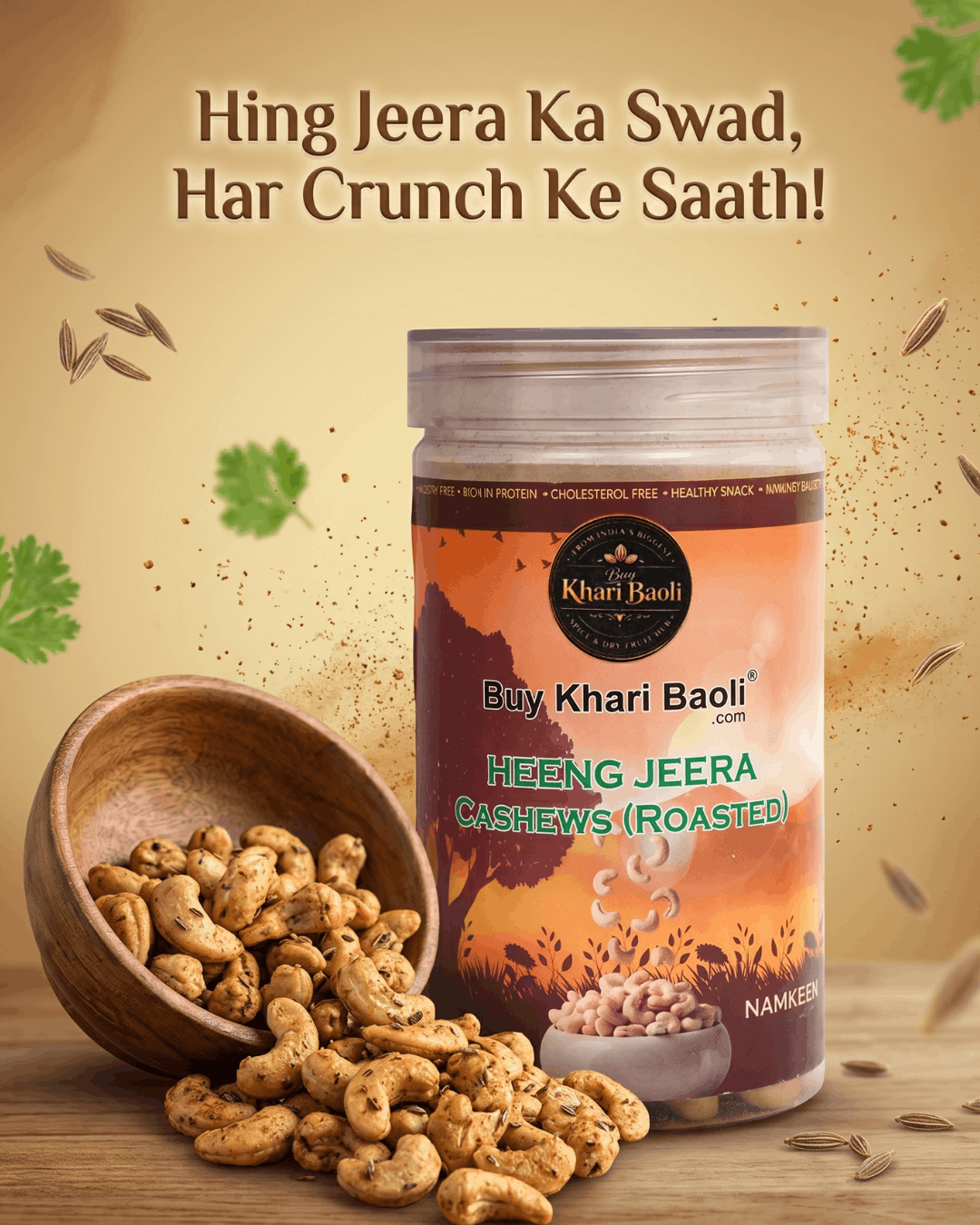 HEENG JEERA CASHEW(ROASTED)