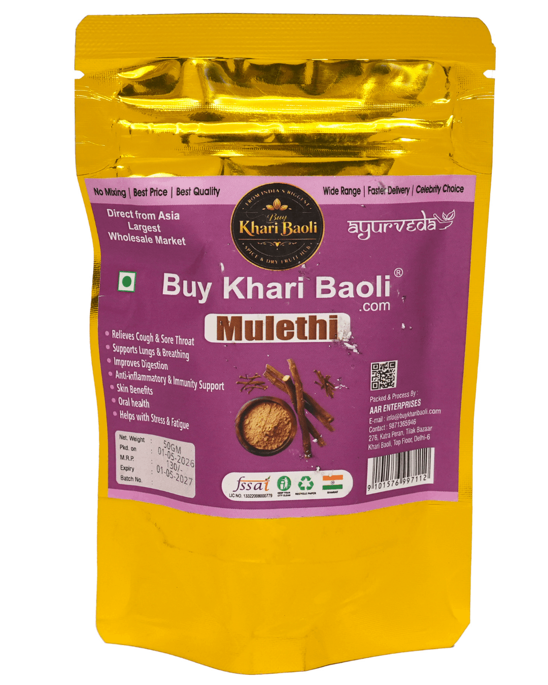MULETHI (LICORICE ROOT)