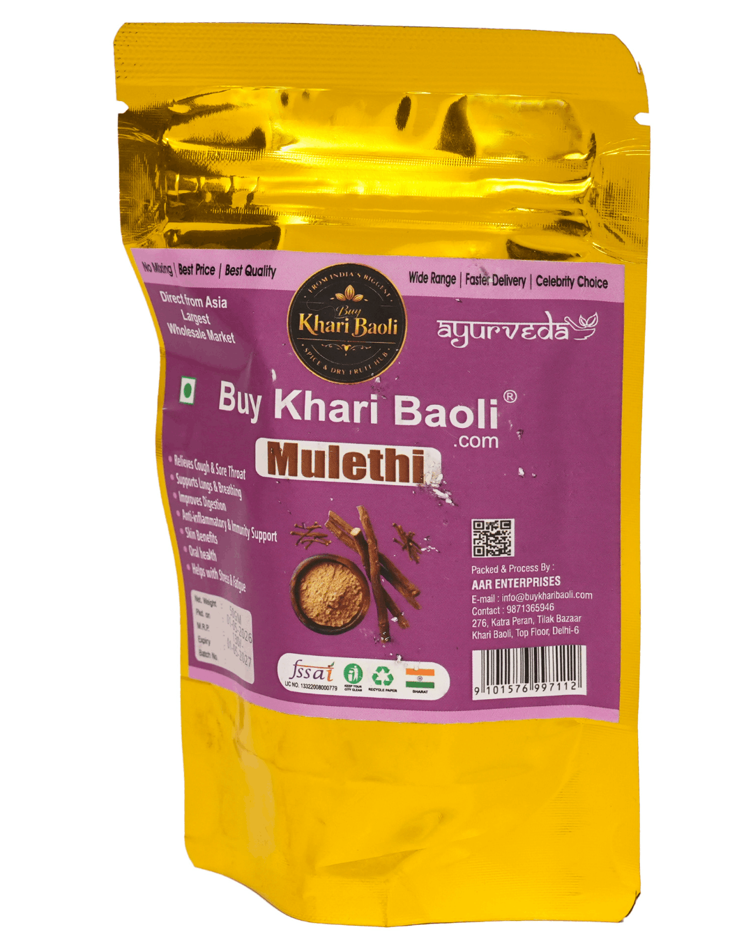 MULETHI (LICORICE ROOT)