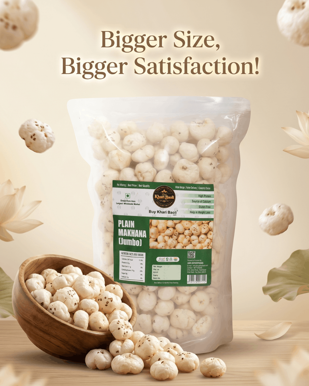 PLAIN MAKHANA(JUMBO)