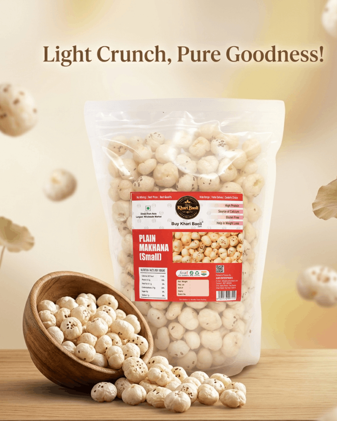 PLAIN MAKHANA(SMALL)