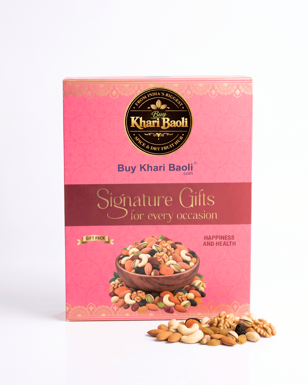 Festive Happiness (Executive) - 4-in-1 Dry Fruit & Trail Mix Hamper (600g)