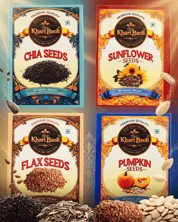 SEEDS COMBO (Chia+Sunflower+Flax+Pumpkin Seeds)