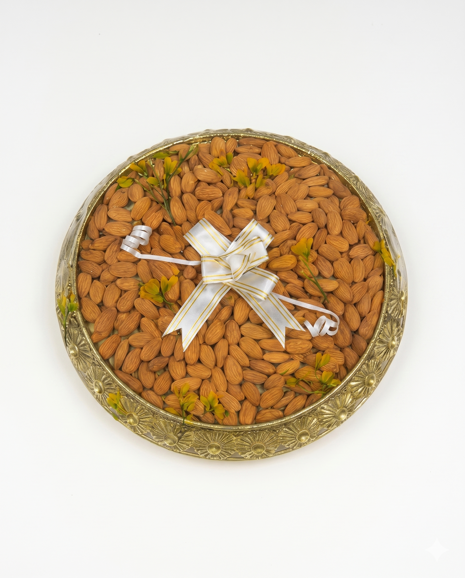 Premium Almond Gift Thaali for Festive Gifting