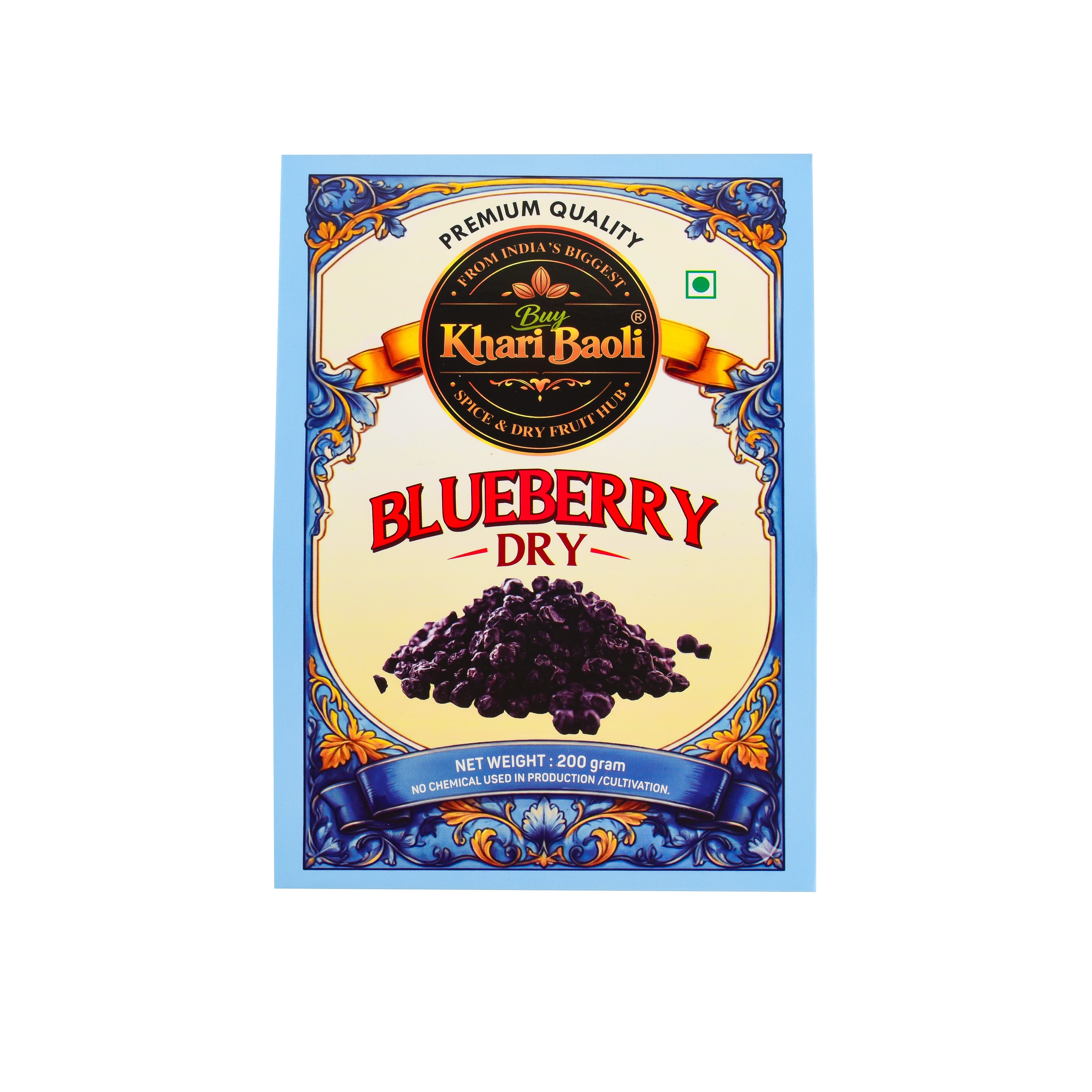 Packaged blueberry product 