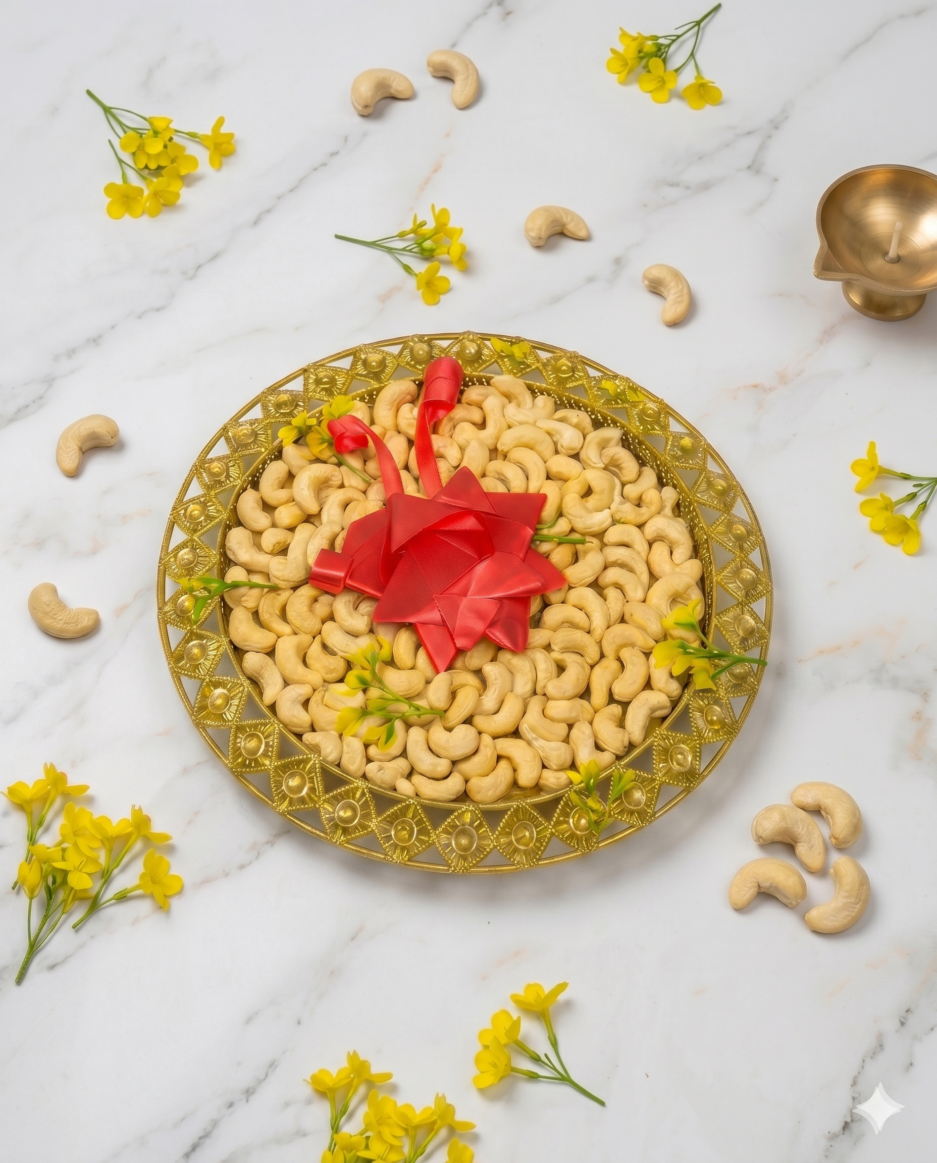 Luxury Cashew Dry Fruit Platter by Buy Khari Baoli