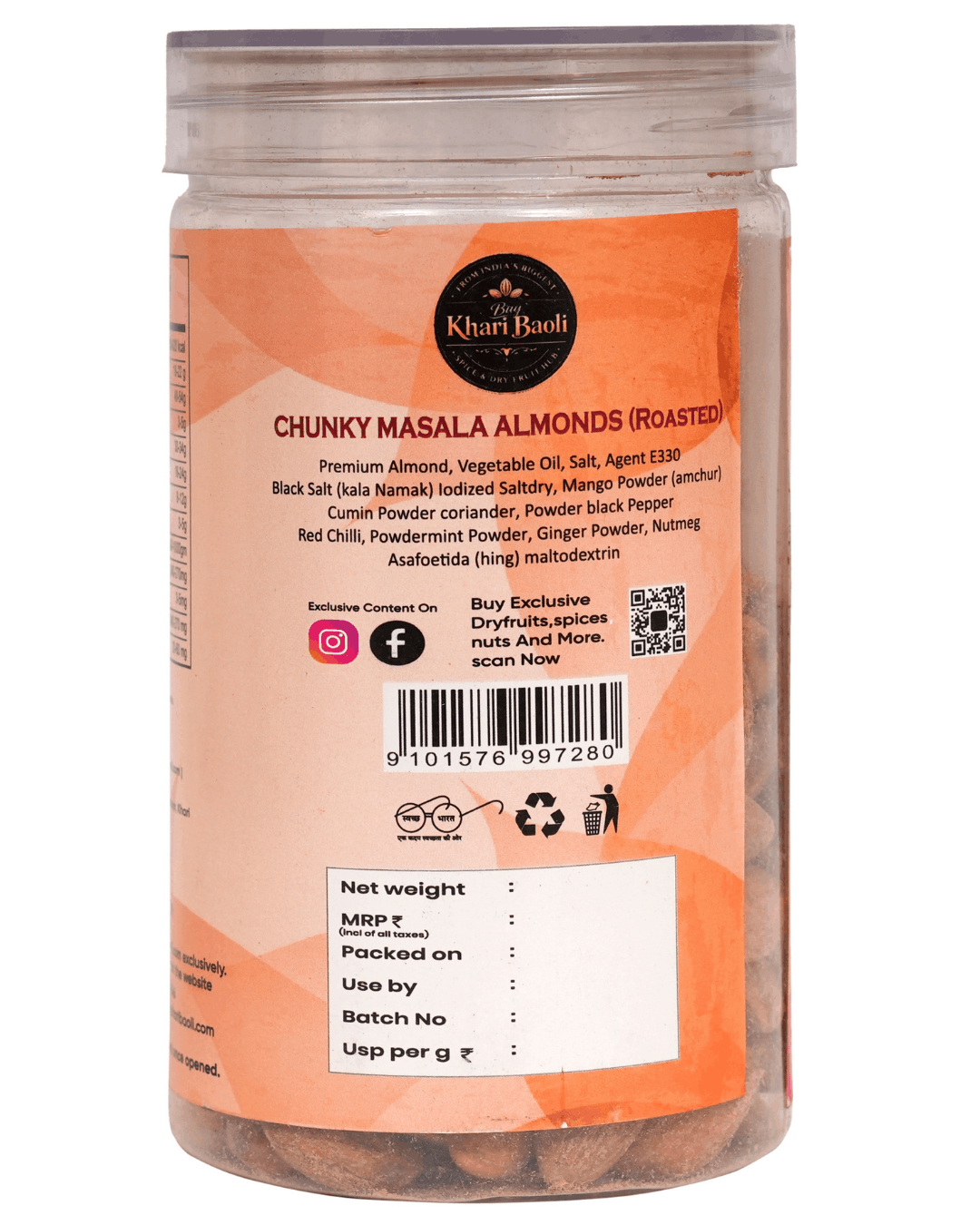 CHUNKY MASALA ALMOND(ROASTED)