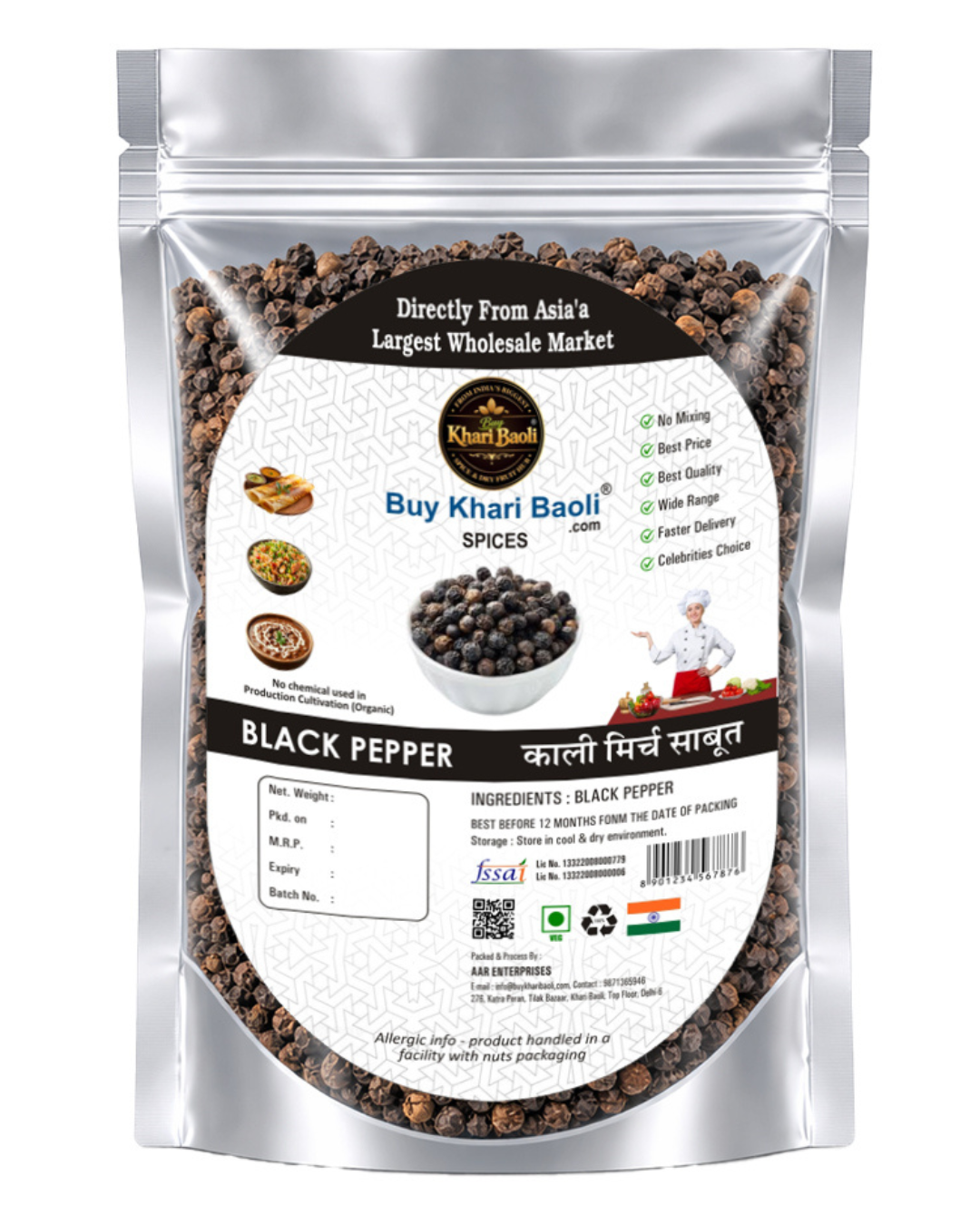 order black pepper online from buy khari baoli