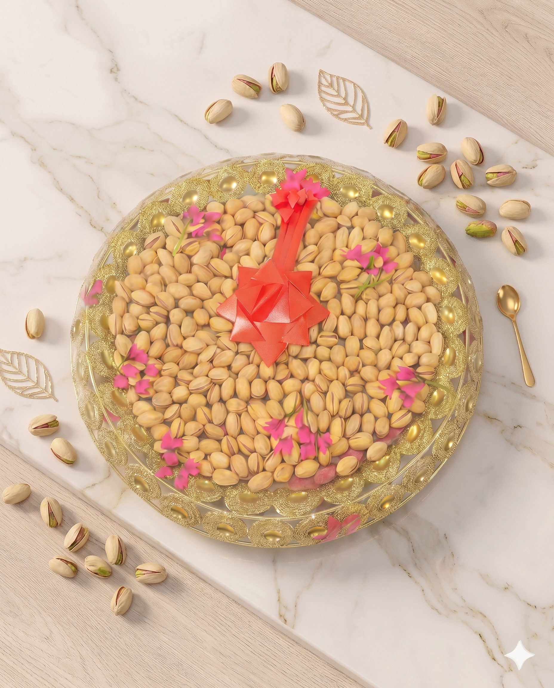 Premium Pistachio Gift Thaali for Festive Gifting