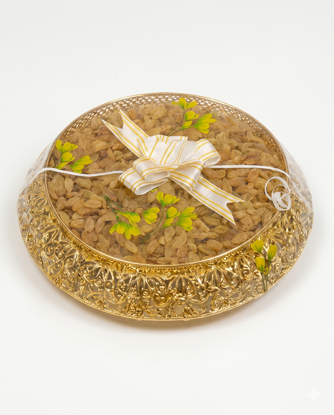Premium Raisins Golden Festive Gift Thaali