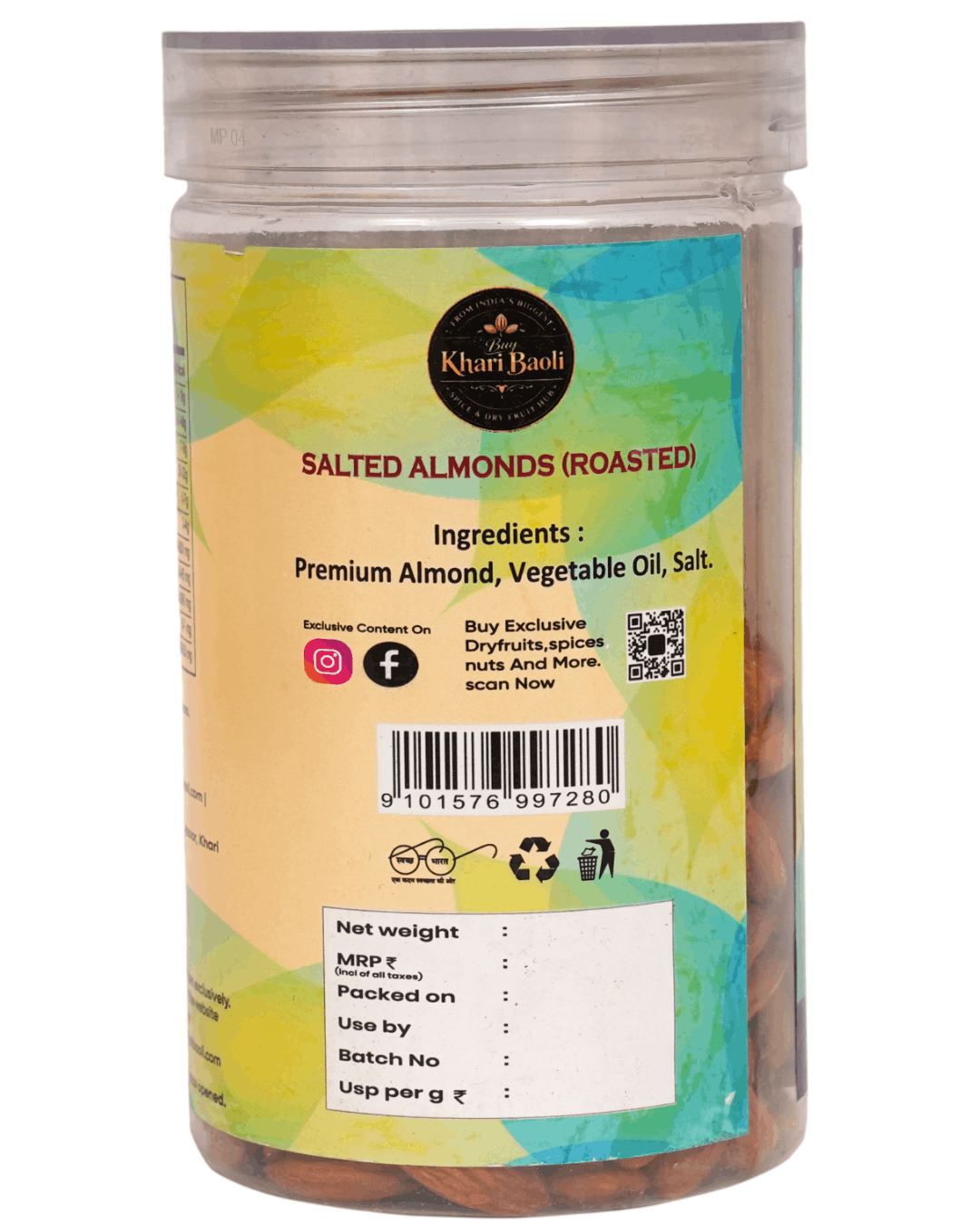 SALTED ALMOND(ROASTED)