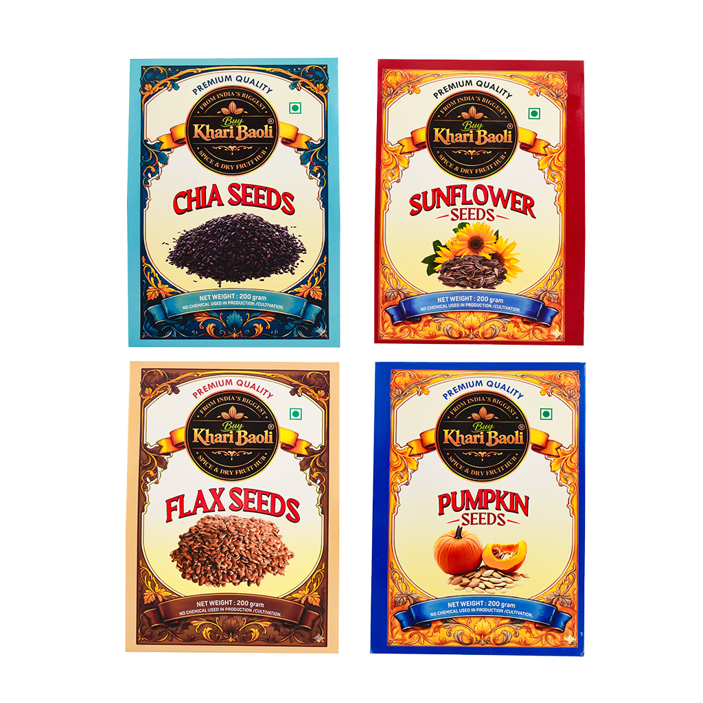SEEDS COMBO (Chia+Sunflower+Flax+Pumpkin Seeds)