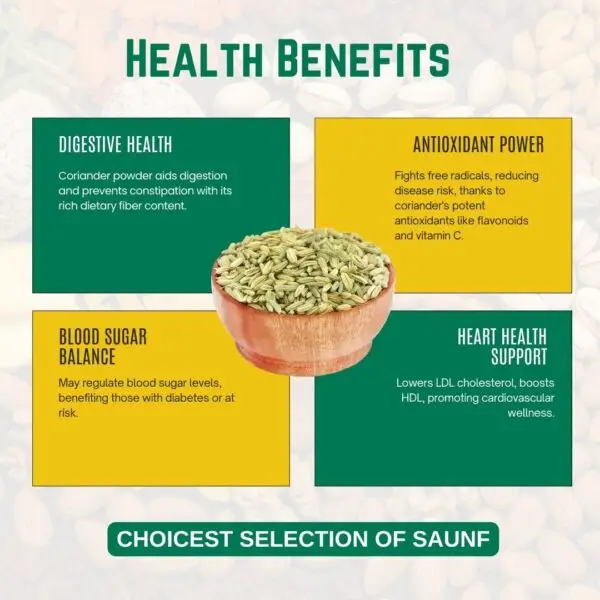 Fennel Saunf(green colour)barik - Image 6