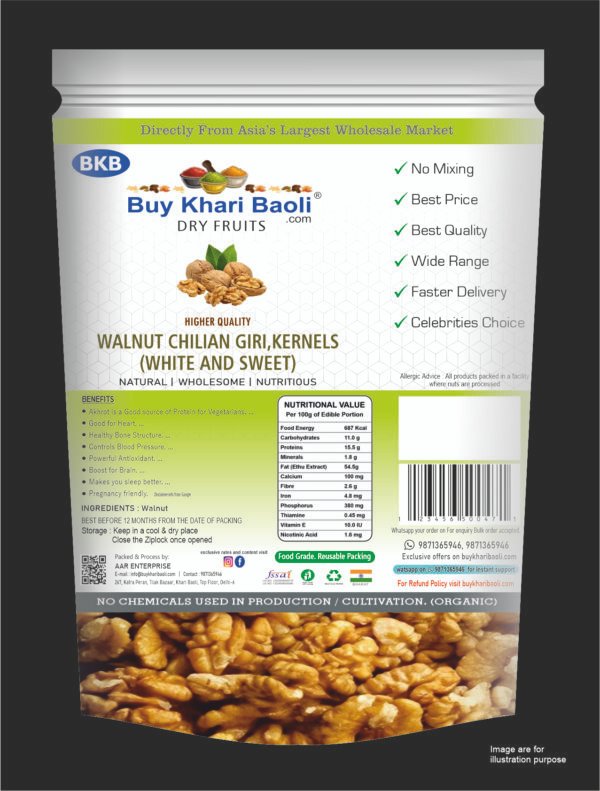 Walnut chilian giri,kernels(white and sweet)