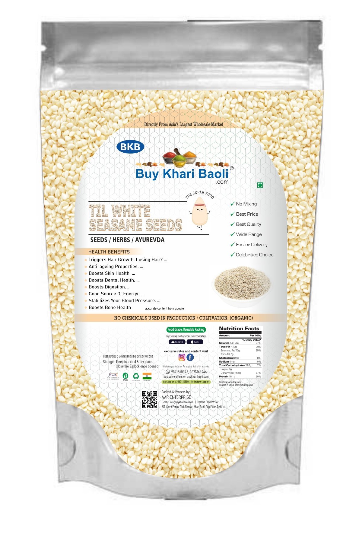 Til White Sesame Seeds