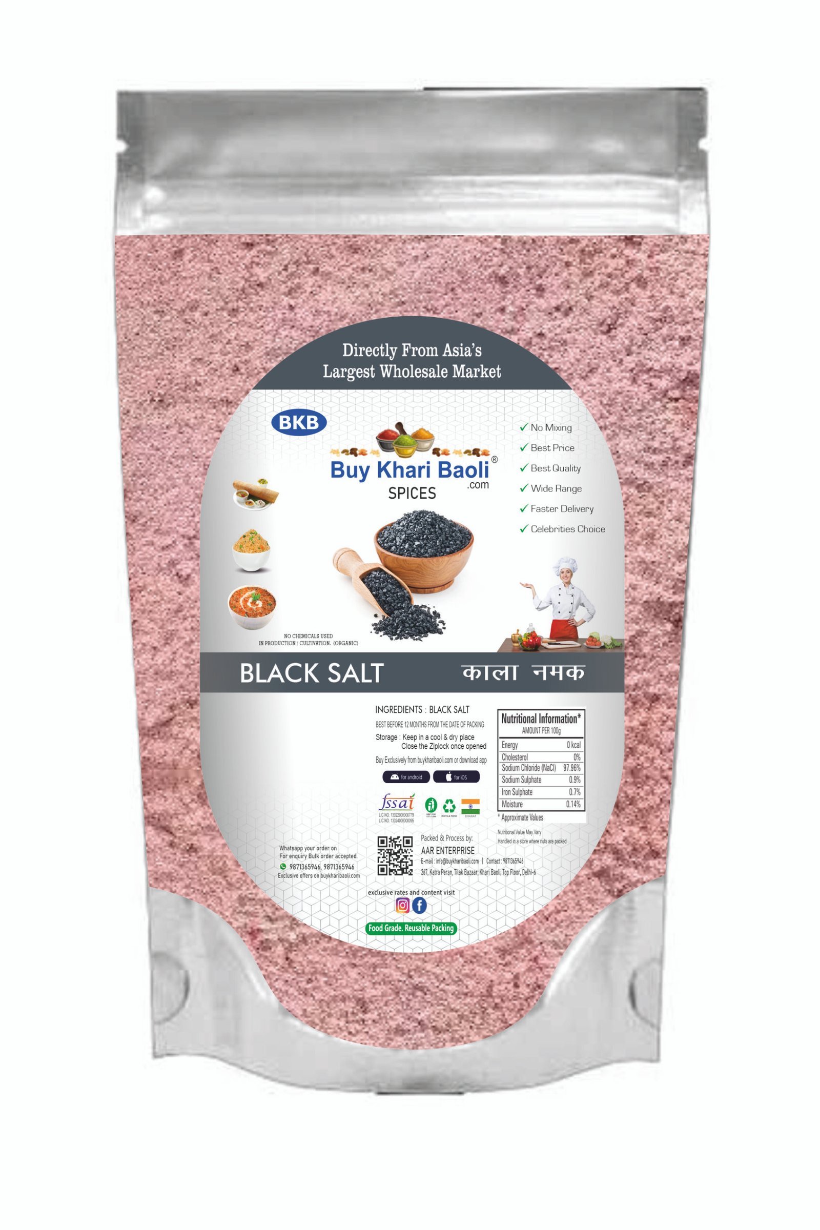 Kala Namak (black salt)